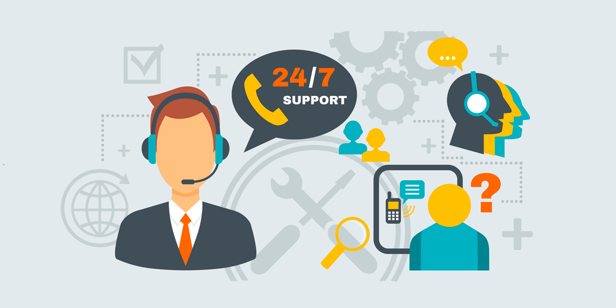 image showing customer support in action