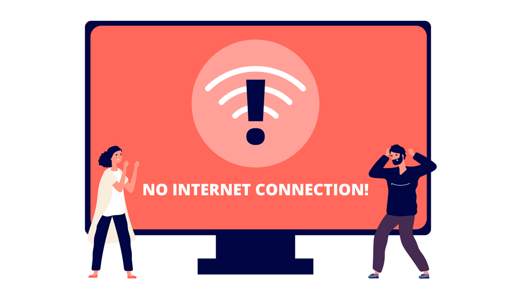 no internet connection